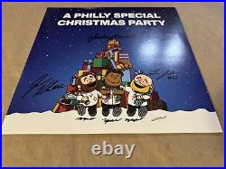 A Philly Special Christmas Party Signed Vinyl Album Eagles Kelce Mailata Johnson