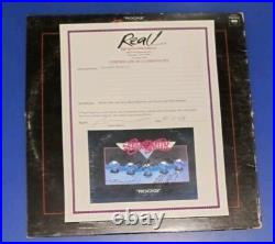 AEROSMITH Full Band ROCKS Autographed Signed Vinyl Album Epperson REAL
