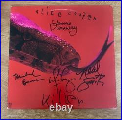 ALICE COOPER BAND signed vinyl album KILLER COA
