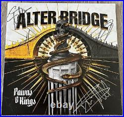 ALTER BRIDGE SIGNED AUTOGRAPH PAWNS & KINGS VINYL ALBUM with COA MARK TREMONTI +3
