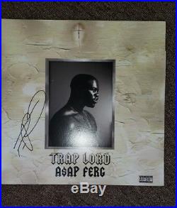 ASAP FERG SIGNED AUTOGRAPHED (TRAP LORD) ALBUM VINYL LP ROCKY with COA RARE