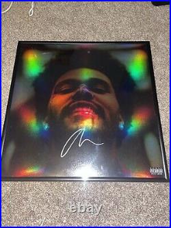 AUTOGRAPHED After Hours Holographic Vinyl SIGNED by The Weeknd With Frame