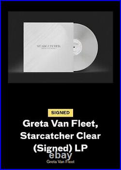 AUTOGRAPHED Greta Van Fleet Starcatcher Vinyl Clear LP Album Signed NEW & SEALED