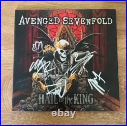 AVENGED SEVENFOLD signed vinyl album HAIL TO THE KING