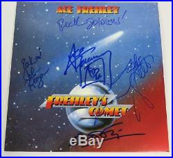 Ace Frehley KISS Signed Autograph Frehley's Comet Album Vinyl Record LP by 4