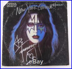 Ace Frehley KISS Signed Autograph KISS Ace Frehley S/T Album Vinyl LP Solo