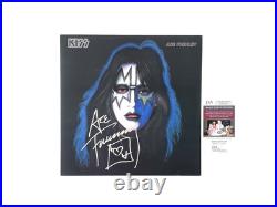 Ace Frehley Signed Solo Reissue Vinyl Record Album KISS JSA? Classic Rock