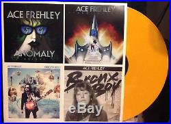 Ace Frehley Signed Spaceman Limited Ed Orange Vinyl Lp Album +pic 10/19 Ny Kiss