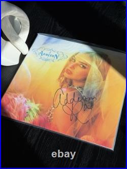 Addison Rae Debut Album Signed Autographed Cover Jacket Sleeve Vinyl Addison LP