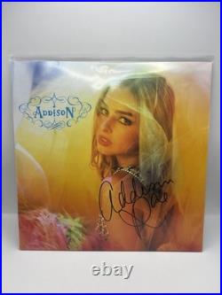 Addison Rae SIGNED Cover Jacket Sleeve'Addison' Debut Album Vinyl Lp Ships Now