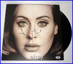 Adele Adkins Hello Signed Autograph 25 Vinyl Record Album PSA/DNA COA