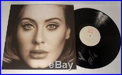 Adele Adkins Hello Signed Autograph 25 Vinyl Record Album Psa/dna Coa