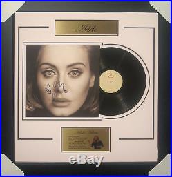 Adele Adkins Signed & Framed Vinyl 25 Album Jsa #z05924 Home Of The Real Deal