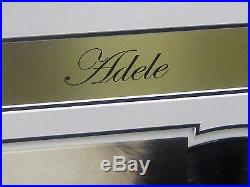 Adele Adkins Signed & Framed Vinyl 25 Album Jsa #z05924 Home Of The Real Deal