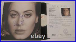 Adele Adkins Signed Vinyl 25 Album Jsa Spence #y90321 Home Of The Real Deal