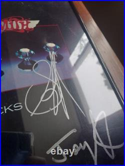 Aerosmith Band Signed Autographed ROCKS Vinyl Album