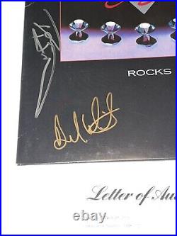 Aerosmith Rocks Autographed Vinyl Record Album Signed by All 5 PSA COA