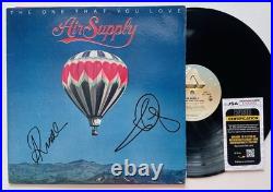 Air Supply Graham Russell Hitchcock Hand Signed Autograph Vinyl Album Lp Jsa Coa