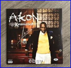 Akon Autograph Signed Konvicted Vinyl Album Record! PSA COA