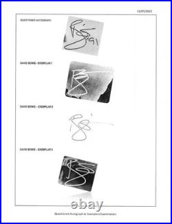 Aladdin Sane Album Signed David Bowie Bolder Woodmansey Ronson