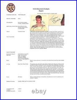 Aladdin Sane Album Signed David Bowie Bolder Woodmansey Ronson