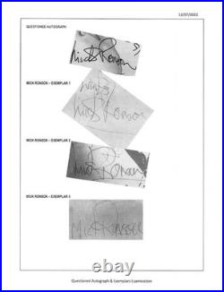 Aladdin Sane Album Signed David Bowie Bolder Woodmansey Ronson