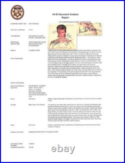 Aladdin Sane Album Signed David Bowie Bolder Woodmansey Ronson