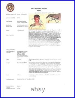 Aladdin Sane Album Signed David Bowie Bolder Woodmansey Ronson