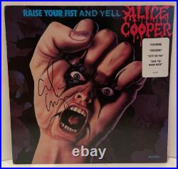 Alice Cooper Raise Your Fist and Yell Signed Autographed Vinyl Album Record