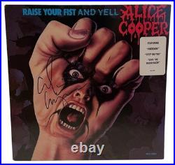 Alice Cooper Raise Your Fist and Yell Signed Autographed Vinyl Album Record