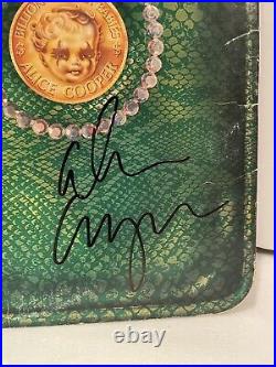 Alice Cooper Signed Autographed Billion Dollar Babies Vinyl Album Record JSA COA