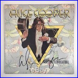 Alice Cooper Signed Autographed Welcome To My Nightmare Vinyl Album PROOF