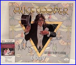 Alice Cooper Signed Autographed Welcome to My Nightmare Vinyl Album JSA COA