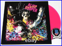 Alice Cooper Signed'hey Stoopid' Album Vinyl Record Lp Beckett Bas Coa Proof