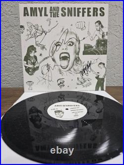 Amyl and The Sniffers' Band Signed Vinyl Album'Self Titled' Amy Taylor +3