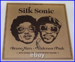 Anderson Paak signed SILK SONIC Vinyl Album EXACT PROOF b Bruno Mars JSA COA