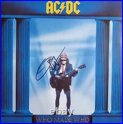 Angus Young Autographed Signed Ac/dc Who Made Who Vinyl Record Album