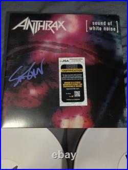 Anthrax Sound Of White Noise Vinyl Gatefold Album 2LP Signed Scott Ian JSA COA