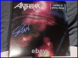 Anthrax Sound Of White Noise Vinyl Gatefold Album 2LP Signed Scott Ian JSA COA