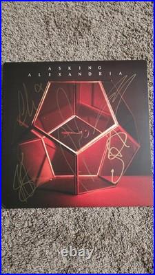 Asking Alexandria Band Signed Vinyl Album Self Titled Asking Alexandria x5