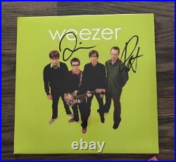 Authentic Signed VINYL LP Weezer (GREEN ALBUM) CoA Included