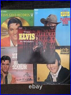 Autographed Elvis Preseley No Coa Live In Memphis Signed Album Rare! Offer