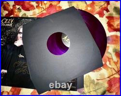 Autographed OZZY OSBOURNE Signed Patient #9 LP VINYL ALBUM Rock music band