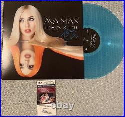 Ava Max Signed Heaven & Hell Vinyl Album JSA Coa Sweet But Psycho Autographed