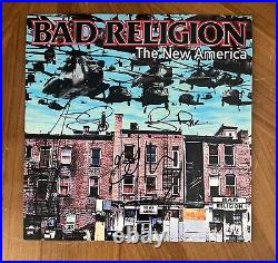 BAD RELIGION signed vinyl album THE NEW AMERICA GREG GRAFFIN 2