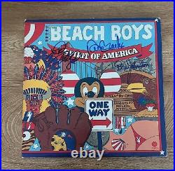 BEACH BOYS signed vinyl album SPIRIT OF AMERICA LOVE, JOHNSTON & MARKS