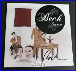 BECK Signed Vinyl LP Guero album Original Autograph Interscope 00602557034912 BECK Signed Vinyl LP Guero album Original Autograph Interscope 00602557034912