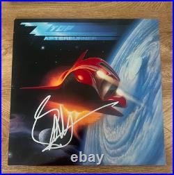 BILLY GIBBONS signed vinyl album ZZ TOP AFTERBURNER COA