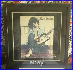 BILLY SQUIER Don't Say No AUTOGRAPHED SIGNED VINYL ALBUM FRAMED