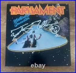 BOOTSY COLLINS signed vinyl album PARLIAMENT MOTHERSHIP CONNECTION